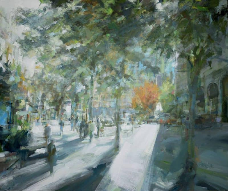 Original oil painting by Vancouver artist, Leanne M Christie